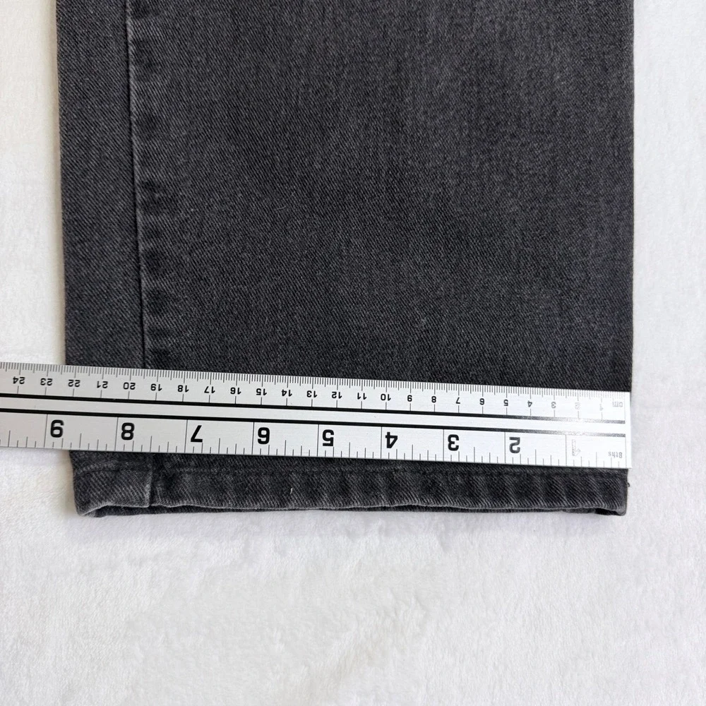 Levi's Jeans 550 Relaxed Fit‎ Black Tapered Leg Denim W38 L30